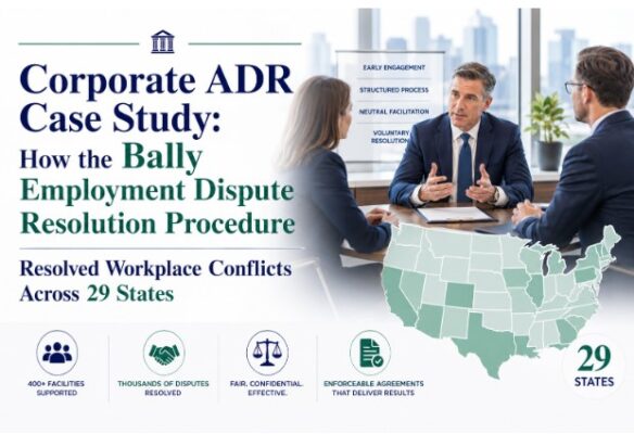 Corporate ADR Case Study: How the Bally Employment Dispute Resolution Procedure Resolved Workplace Conflicts Across 29 States 