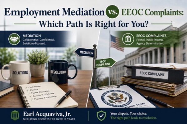 Employment Mediation vs. EEOC Complaints: Which Path Is Right for You?